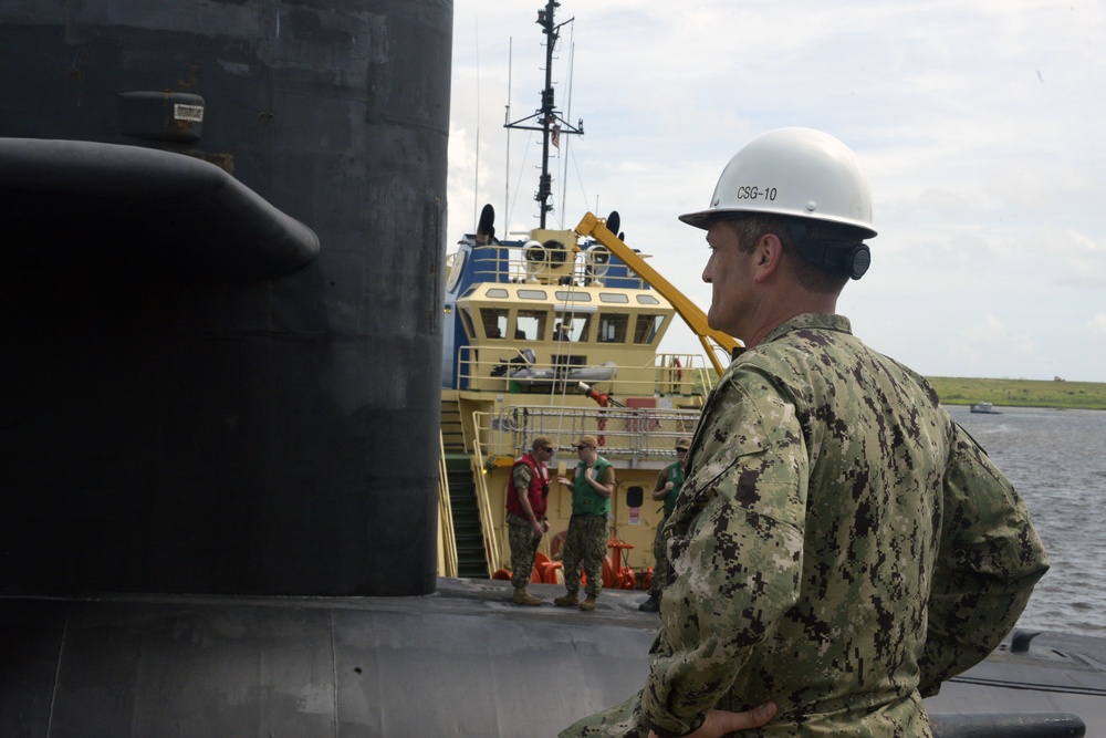 USS Maryland (SSBN 738) (Blue) Returns to Homeport