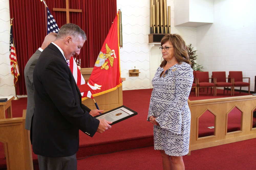 Married couple holds joint retirement ceremony