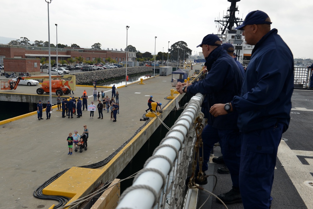 Coast Guard Cutter Bertholf returns to homeport