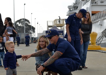 Coast Guard Cutter Bertholf returns to homeport
