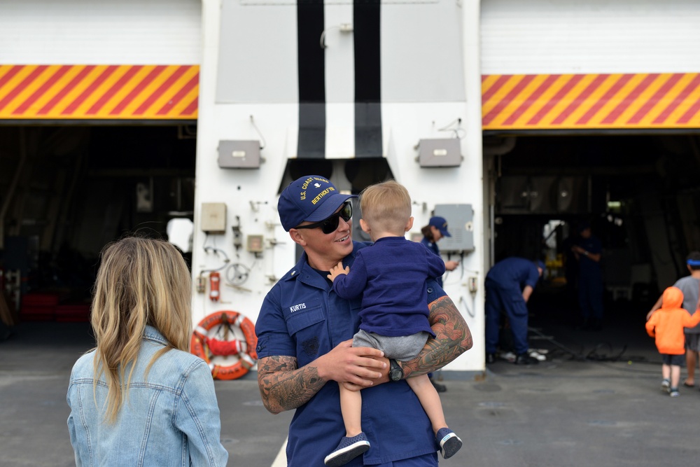 Coast Guard Cutter Bertholf returns to homeport