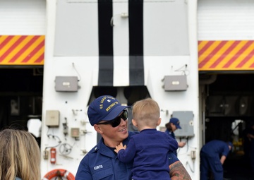 Coast Guard Cutter Bertholf returns to homeport