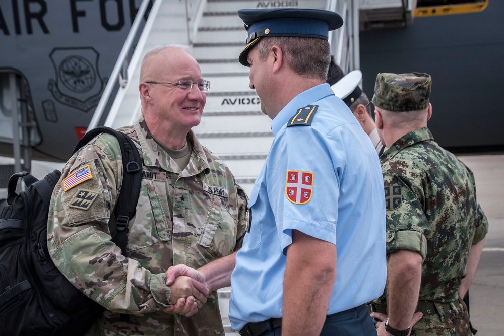 Ohio National Guard members arrive in Serbia for 2018 State Partnership CAPSTONE