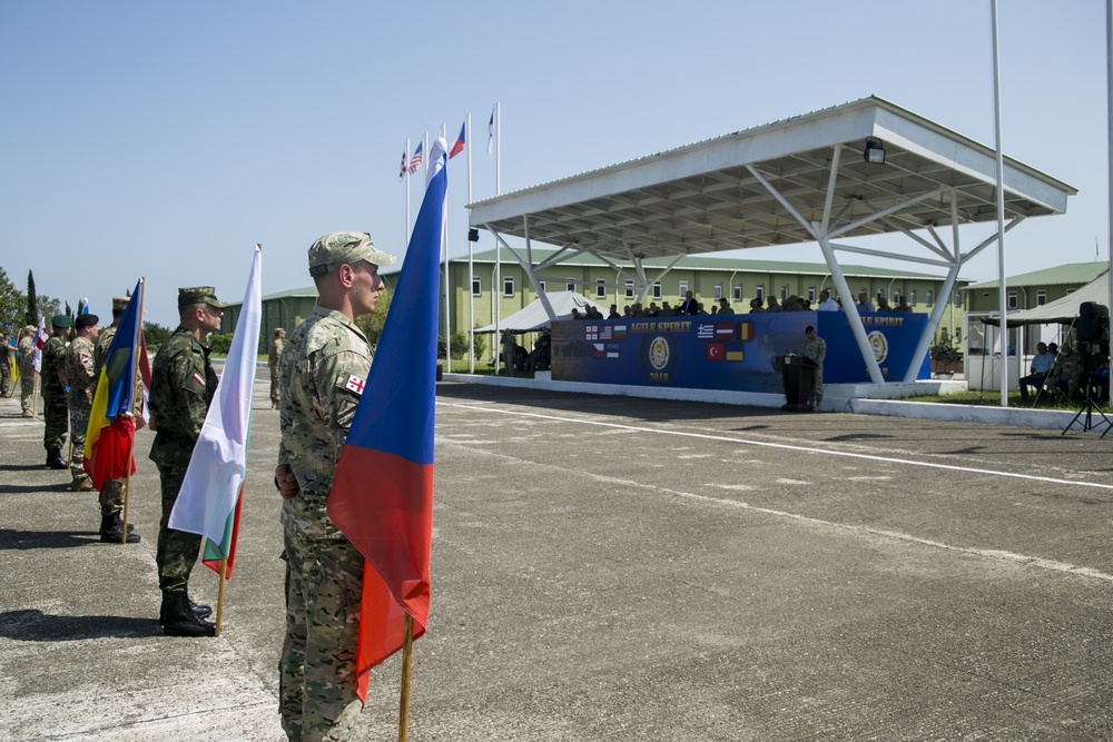 Exercise Agile Spirit 18: Opening Ceremony