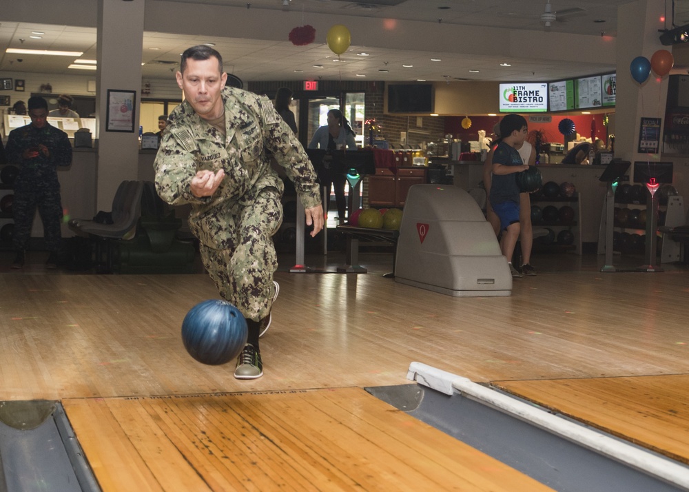 Bowling Center Hosts Command Event