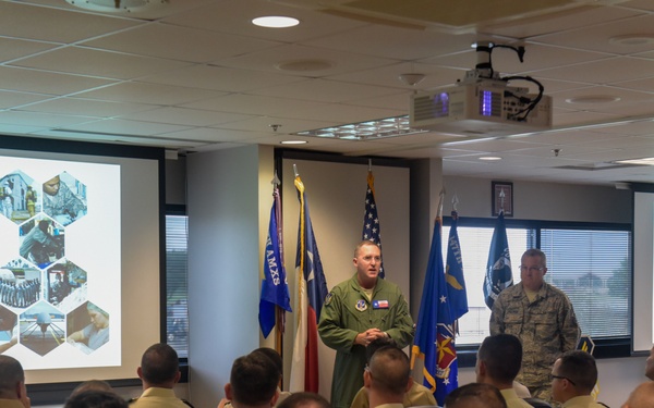 Columbian military members visit Ellington Field