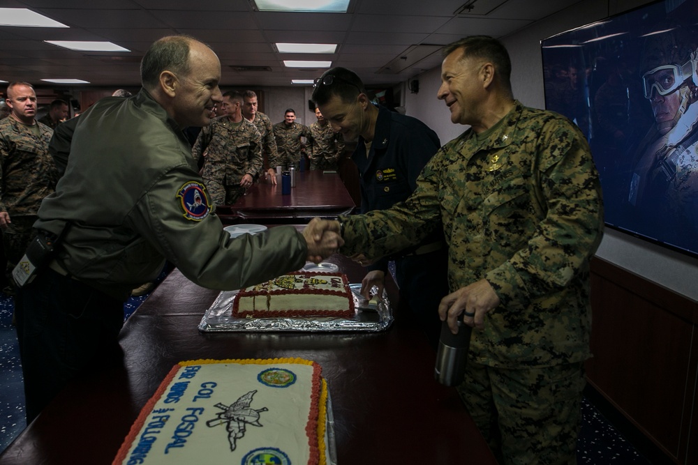 A sweet farewell to Col. Fosdal
