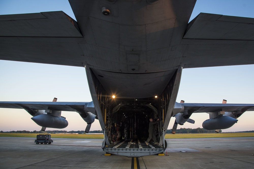 Sunrise on the C-130