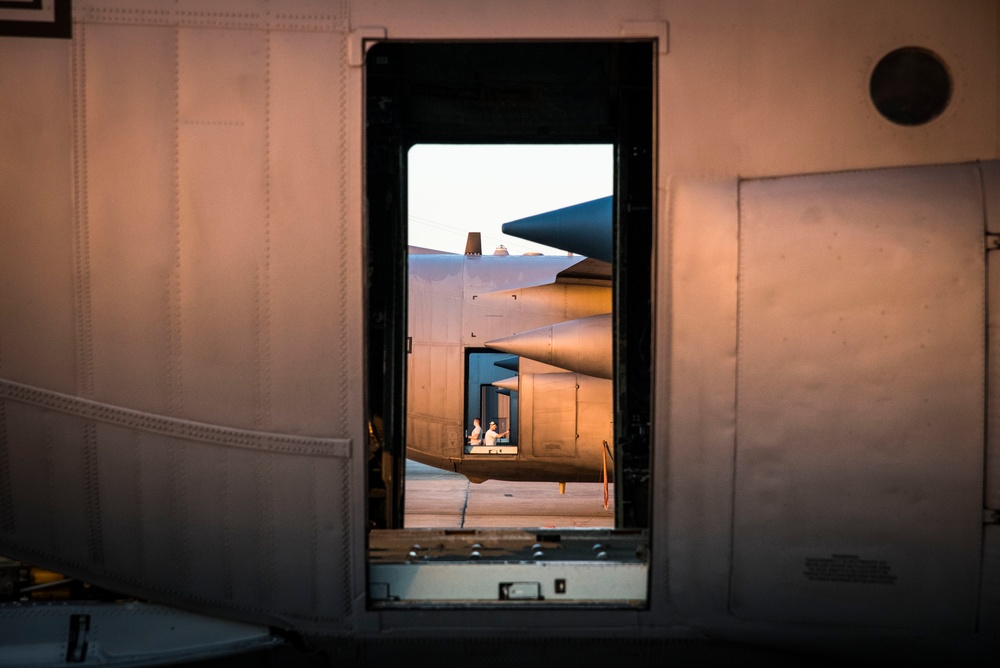 Sunrise on the C-130