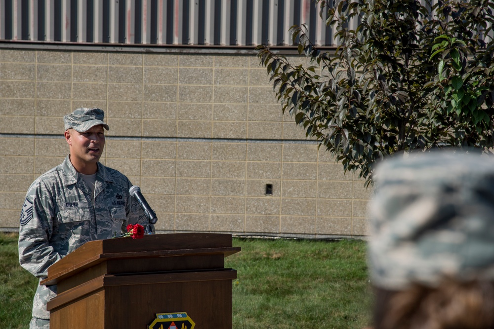 105th AW Airmen remember fallen comrade