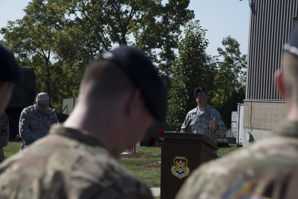 105th AW Airmen remember fallen comrade