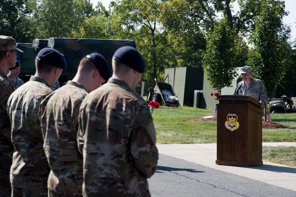 105th AW Airmen remember fallen comrade