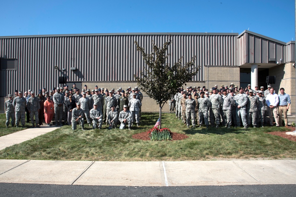 105th AW Airmen remember fallen comrade