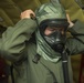 Airmen perform first KC-135 infield test for new chemical defense mask