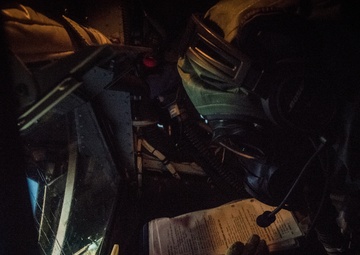 Airmen perform first KC-135 infield test for new chemical defense mask