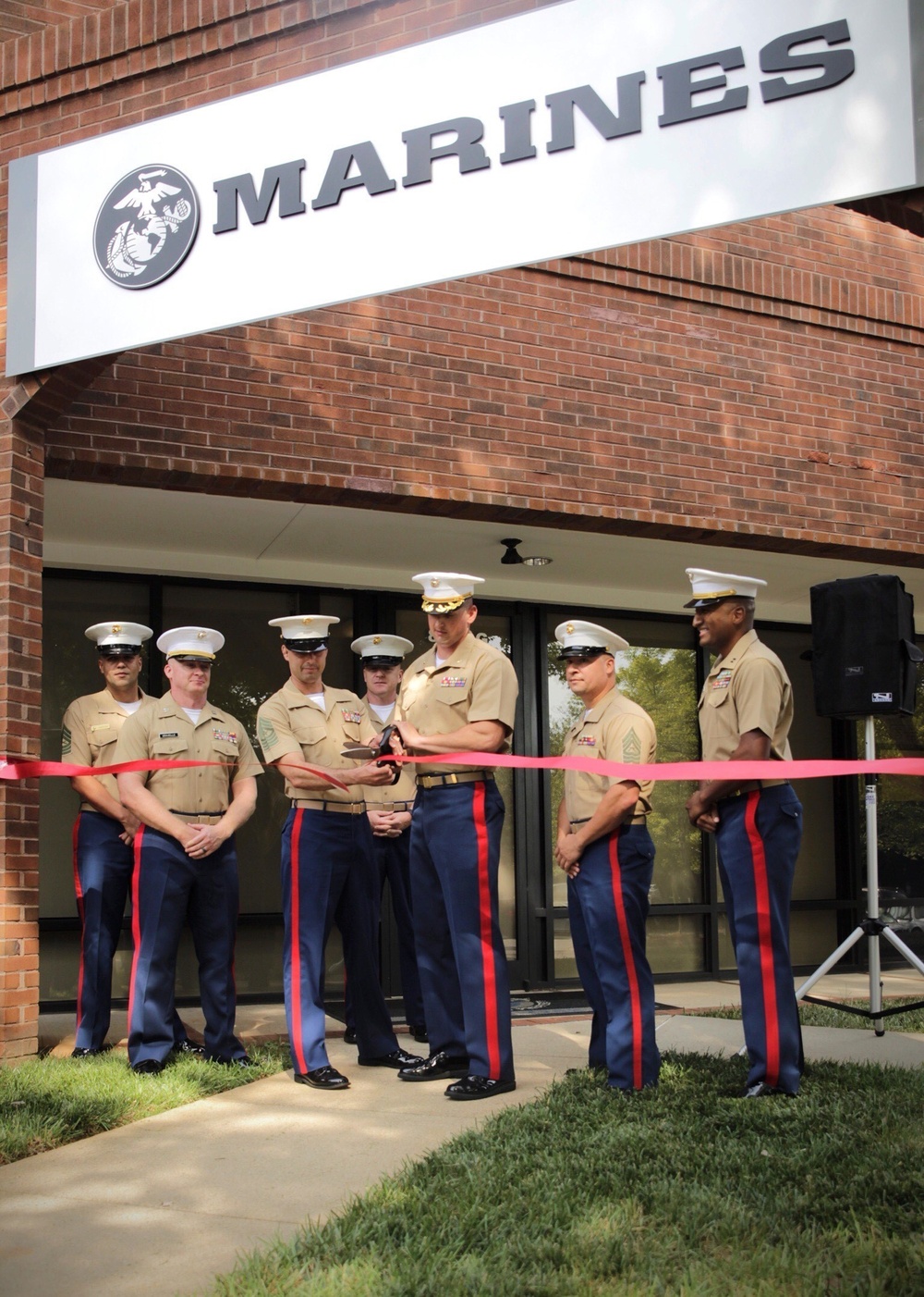 Recruiting Station Charlotte opens during Marine Week