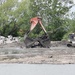 USACE contractor places dredged materials on Unity Island