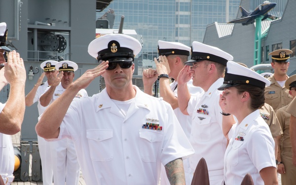 Ens. Kuhn Commissioning Ceremony