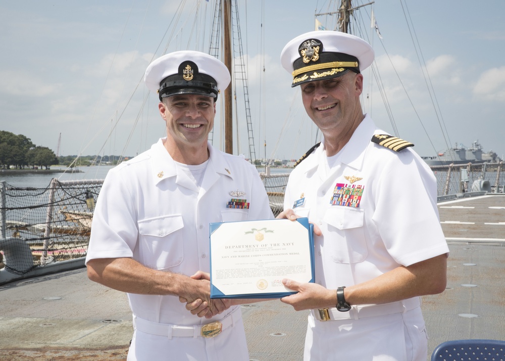 Ens. Kuhn Commissioning Ceremony