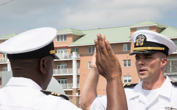 Ens. Kuhn Commissioning Ceremony