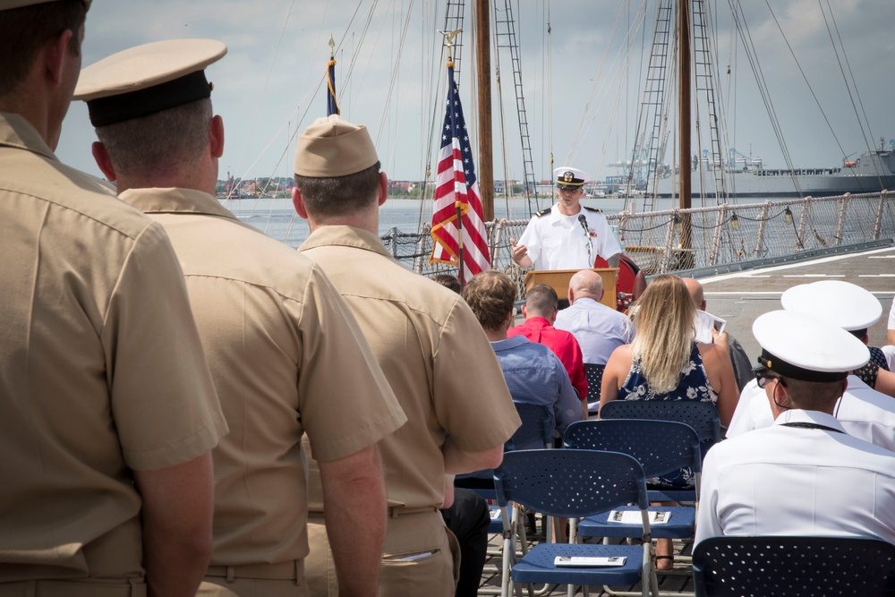 Ens. Kuhn Commissioning Ceremony