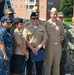Naval Museum hosts a re-enlistment ceremony aboard the USS Wisconsin (BB-64)