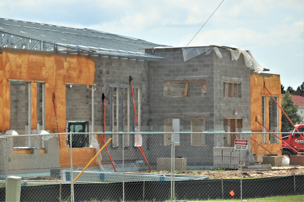 Construction operations at Fort McCoy