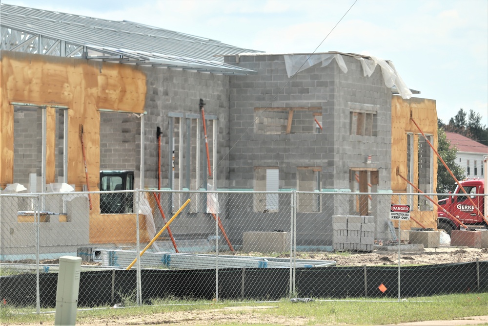 Construction operations at Fort McCoy