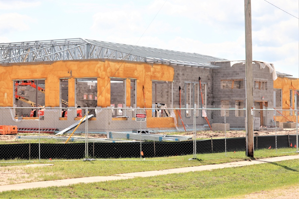 Construction operations at Fort McCoy