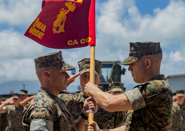 Combat Assault Company change of command