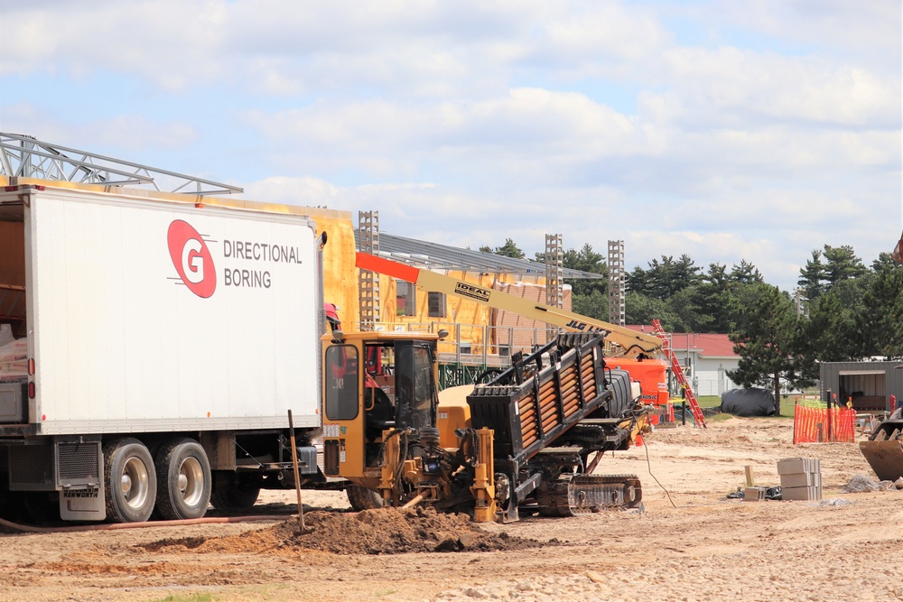 Construction operations at Fort McCoy