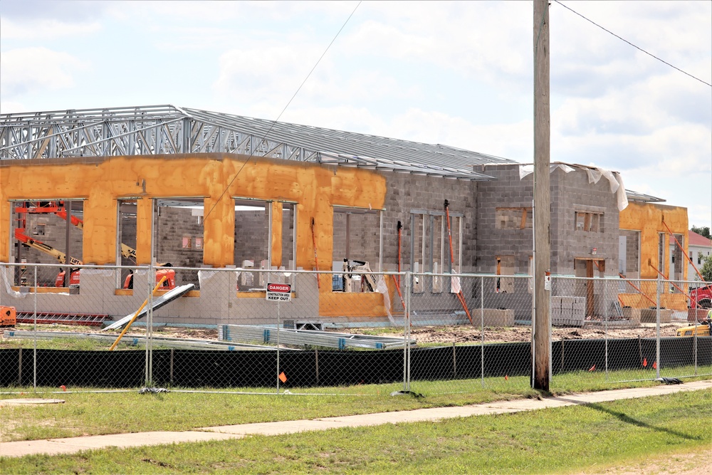 Construction operations at Fort McCoy