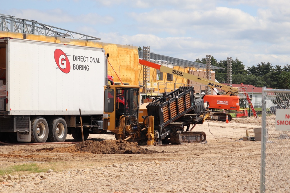 Construction operations at Fort McCoy