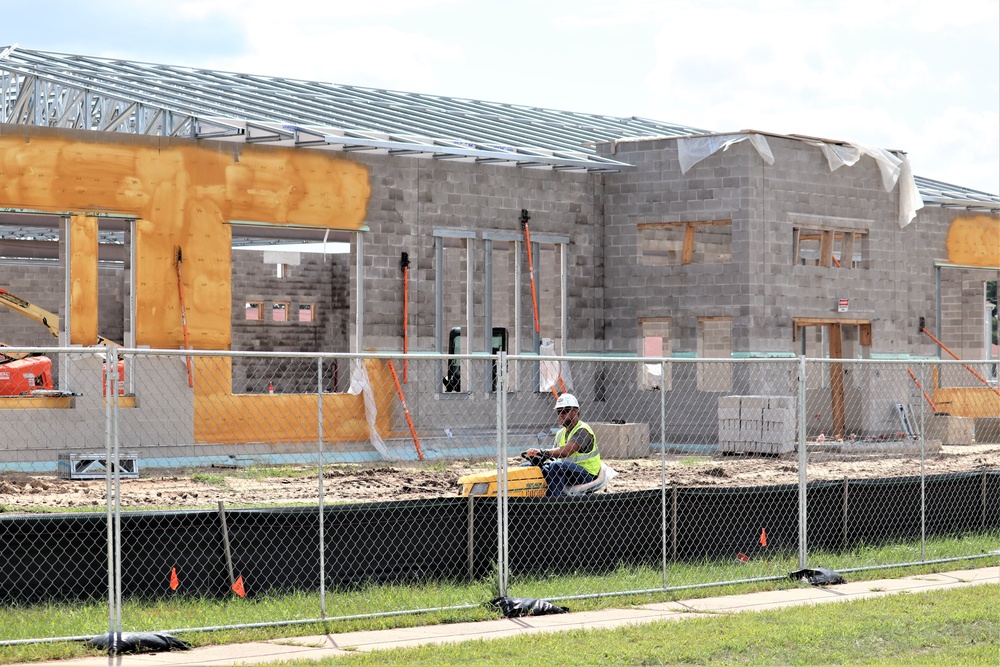 Construction operations at Fort McCoy