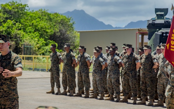 Combat Assault Company change of command
