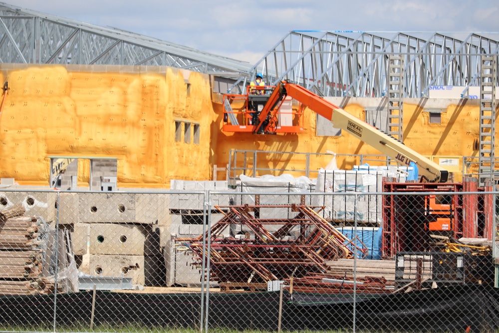 Construction operations at Fort McCoy