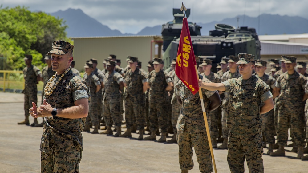 Combat Assault Company change of command