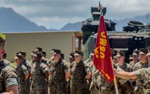 Combat Assault Company change of command