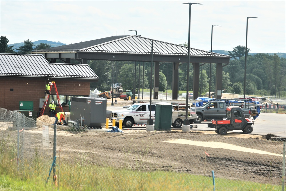 Construction operations at Fort McCoy