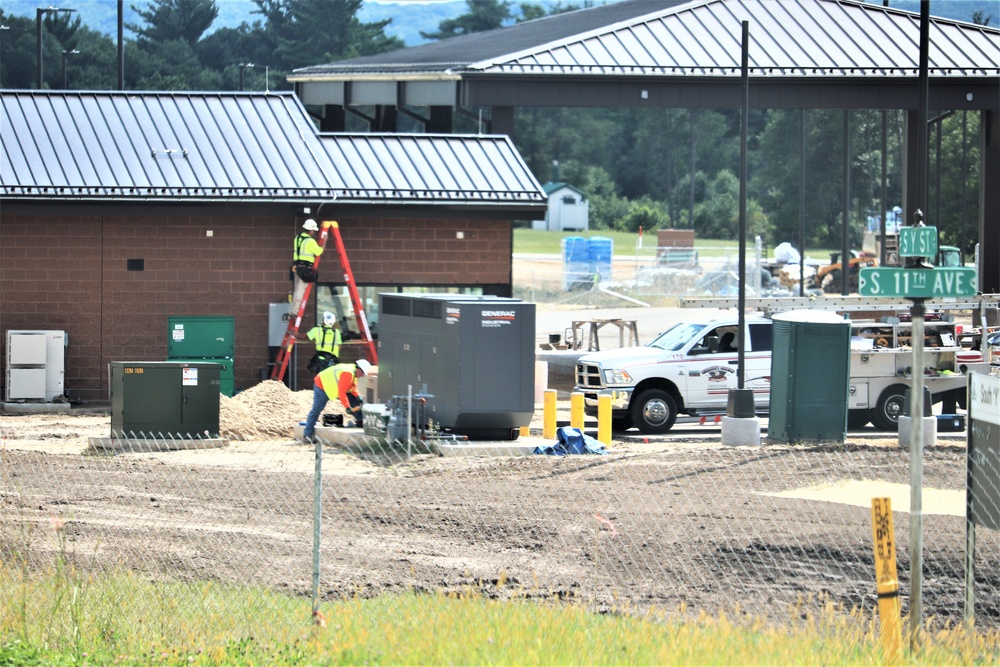 Construction operations at Fort McCoy