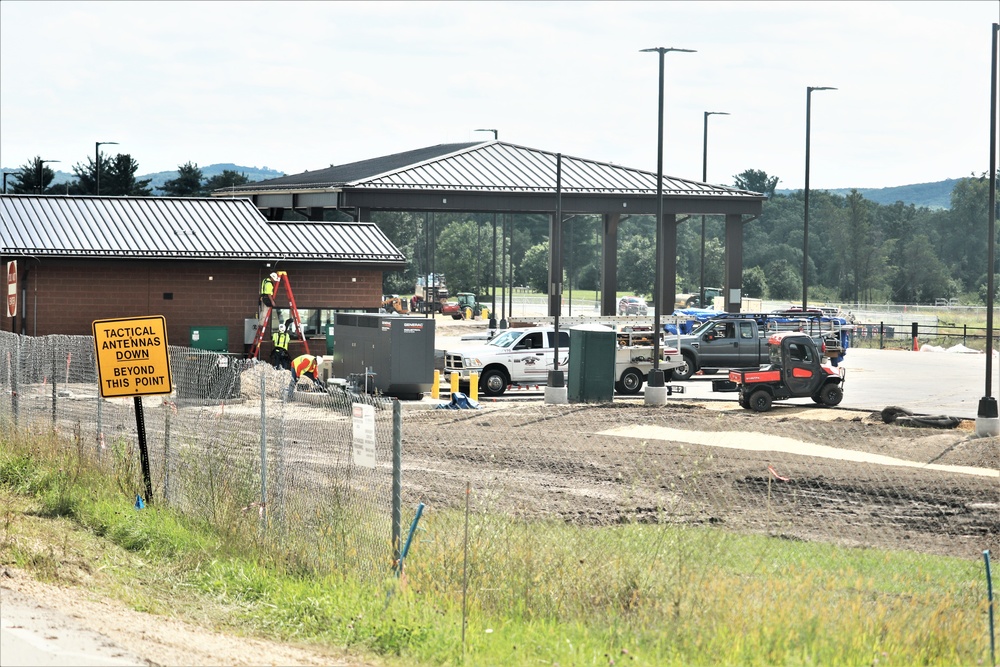 Construction operations at Fort McCoy