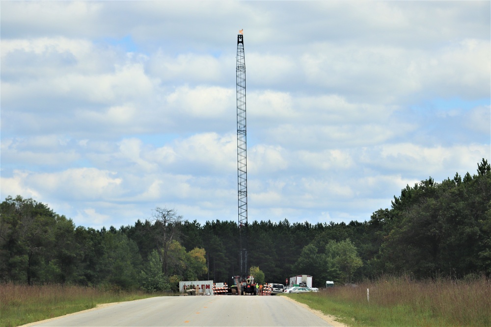 Construction operations at Fort McCoy