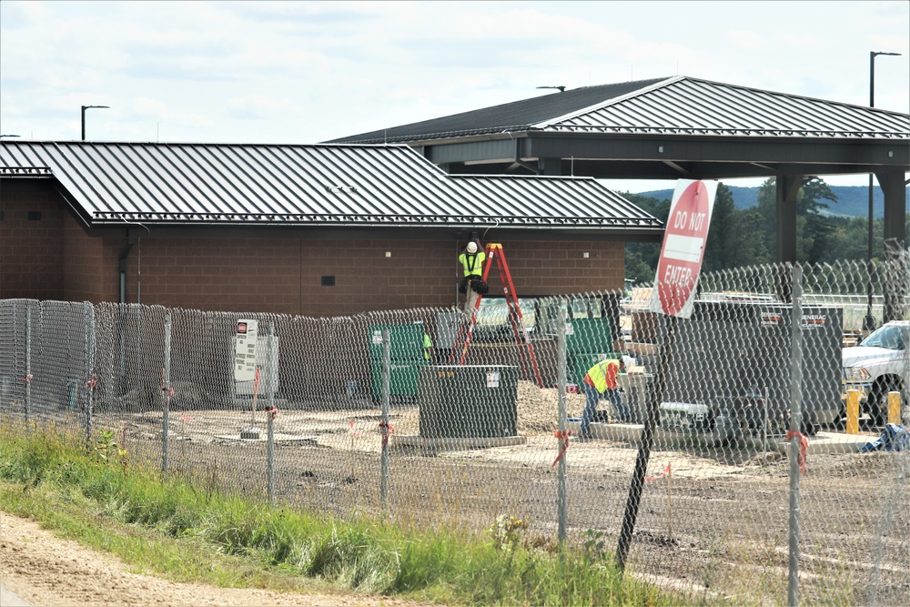 Construction operations at Fort McCoy