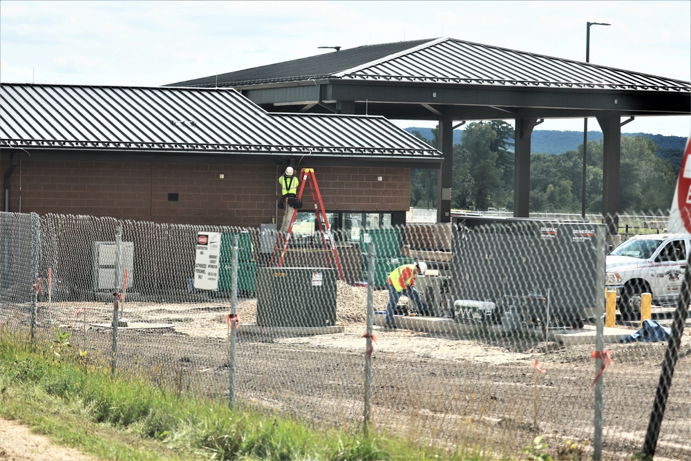 Construction operations at Fort McCoy