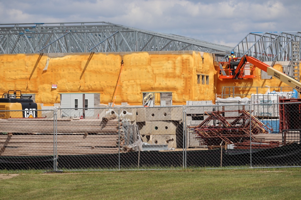 Construction operations at Fort McCoy