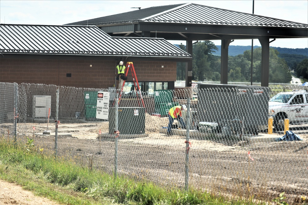 Construction operations at Fort McCoy