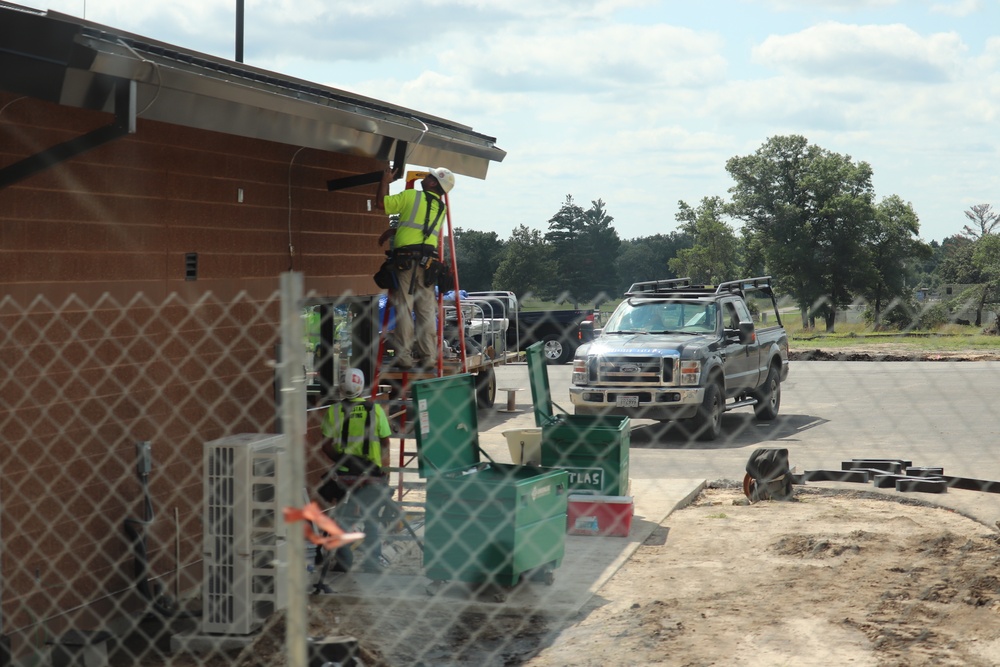 Construction operations at Fort McCoy