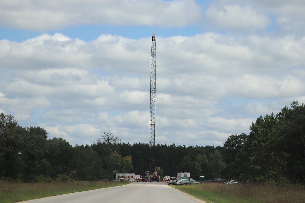 Construction operations at Fort McCoy