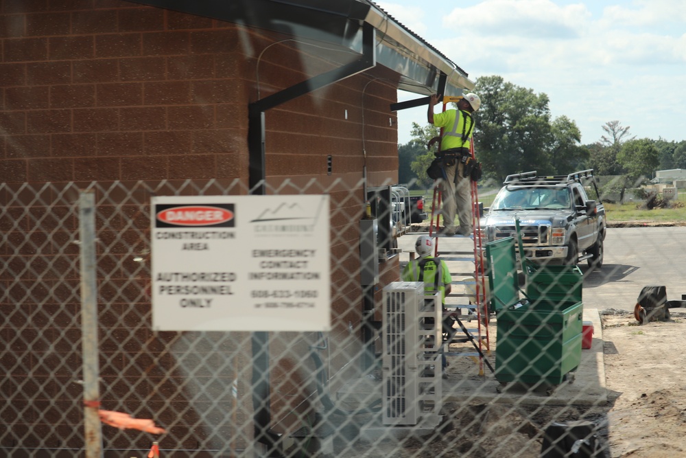 Construction operations at Fort McCoy