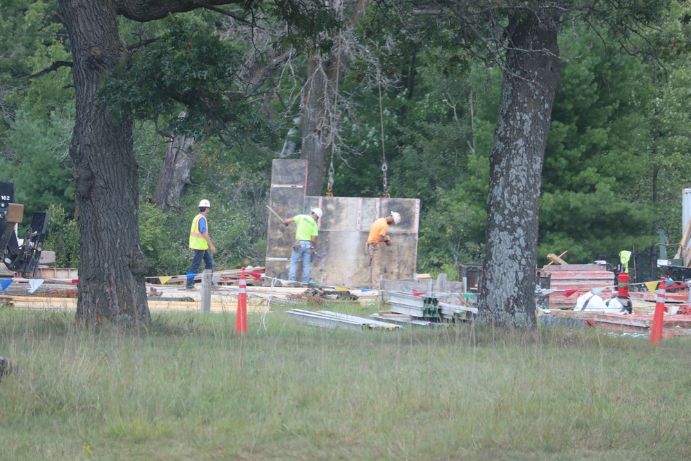 Construction operations at Fort McCoy